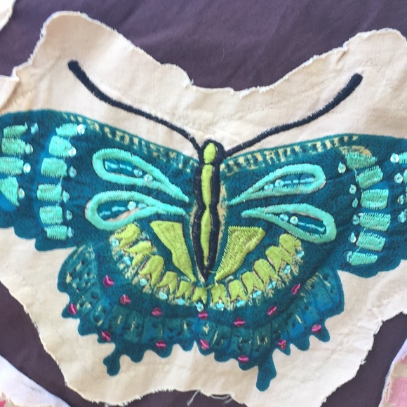 Hippie Boho sequins embellished skirt - Picture 4 of 8